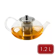 《Luigi Ferrero》歐洲 Coffeina玻璃濾茶壺 | 泡茶 下午茶 茶具 - 1.2L - 1.2L