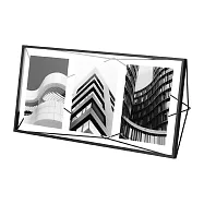 《Umbra》Prisma幾何線條長形相框 | 畫框 照片框 - 墨黑46x21cm