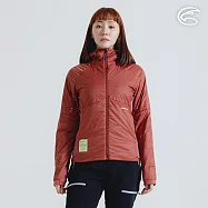 ADISI 女SMAWARM海洋溫控超撥水彈性外套 AJ2421077 (S-2XL)|蚵殼棉 運動外套 保暖外套 防潑水 抗風 海洋紗 S 繡紅