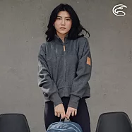 ADISI 女環保紗針織休閒保暖外套 AJ2421081 (S-2XL)|磨毛 吸濕 排汗 針織外套 S 夜空黑