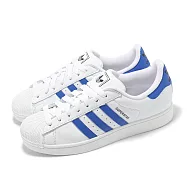 adidas 休閒鞋 Superstar II 男鞋 女鞋 白 藍 小白鞋 復古 三葉草 愛迪達 JQ4729 28.5cm WHITE/BLUE