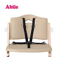 Abiie Beyond Junior TYK成長型高腳餐椅(胡桃色)+椅墊 (奶茶棕)