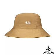 【ATUNAS 歐都納】中性款漁夫帽/遮陽帽/防曬帽/輕量防潑水A6AH2504N- 琥珀棕