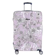 德國NaSaDen納莎登 - 新無憂【Toilette淡香系列】獨特印花聯名款拉鍊行李箱22吋-多色可選 永恆紫羅蘭