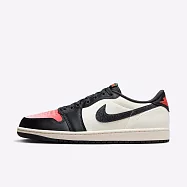Nike Air Jordan 1 Low OG [HF8828-100] 男 運動休閒鞋 聯名款 低筒 漸層粉紅 黑 27cm 黑/紅