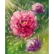 【玲廊滿藝】曾啟文-花舞流光50x40cm