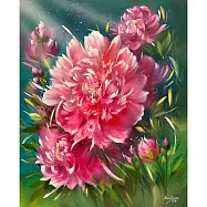 【玲廊滿藝】曾啟文-富貴天香50x40cm