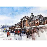 【玲廊滿藝】(阿力)余思瑩-台中舊車站40x30cm