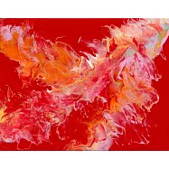 【玲廊滿藝】郭家秀 S.K-焰舞海天31.5x41cm