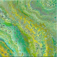 【玲廊滿藝】郭家秀 S.K-流動的生命年輪25x25cm