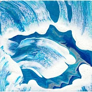 【玲廊滿藝】趙書巧-海浪的呼喚20x20cm