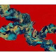 【玲廊滿藝】郭家秀 S.K-金藍潮舞38x45.5cm