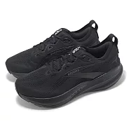 Brooks 慢跑鞋 Glycerin GTS 22 2E 男鞋 寬楦 黑 甘油GTS 氮氣中底 支撐 運動鞋 1104462E020 26.5cm BLACK/BLACK/EBONY