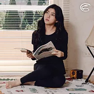 ADISI 女小U領遠紅外線彈性速乾保暖衣 AU2421015 (S-2XL)|磨毛 刷毛 快乾 白竹炭 消臭 抗菌 內著衣 S 岩黑