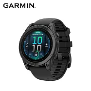 GARMIN Fenix E AMOLED 全方位戶外GPS智慧腕錶 47mm 岩灰鋼