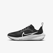 Nike Air Zoom Pegasus 40 GS [DX2498-001] 大童 慢跑鞋 運動 小飛馬 緩震 黑白 24 黑/白