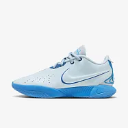 Nike LeBron XXI EP [FQ4146-400] 男 籃球鞋 運動 球鞋 LBJ 21代 氣墊 冰川藍 23.5cm 水藍/藍
