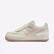 Nike W AF1 Shadow [DZ1847-105] 女 休閒鞋 經典 復古 厚底 緩震 低筒 解構 椰奶粉紅 23cm 米/橘