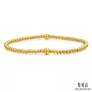 【點睛品】轉運小金珠 黃金手鍊_計價黃金(04)