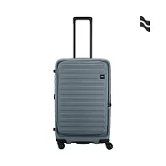 【LOJEL】升級版 CUBO 28吋 前開式擴充 防盜防爆 雙齒拉鍊 岩石藍