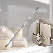 hold掛/收納伸縮桿-55~90cm-太空銀-3支