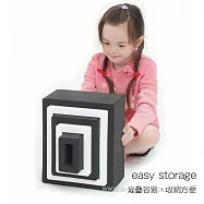 Weplay身體潛能開發系列【創意互動】創意空心積木-黑白 ATG-KC2804-0KW