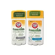 (2罐任選超值組)美國ARM&HAMMER鐵鎚牌-長效淨味約24HR小蘇打消臭體香膏71g/罐(腋下去味香氛劑,除臭爽身露,抑制身體酸臭汗味,外出約會旅遊運動必備) 原味無香(灰標)+杜松子香(藍標)各1罐