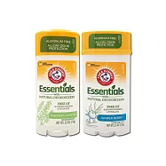 (2罐任選超值組)美國ARM&HAMMER鐵鎚牌-長效淨味約24HR小蘇打消臭體香膏71g/罐(腋下去味香氛劑,除臭爽身露,抑制身體酸臭汗味,外出約會旅遊運動必備) 迷迭薰衣(綠標)+杜松子香(藍標)各1罐