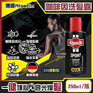 德國Alpecin-強健髮根控油無矽靈咖啡因洗髮凝露250ml/瓶(運動護髮洗髮精,男士調理頭皮洗髮液,0%矽靈保濕滋潤洗頭髮水,油性髮質洗髮乳) CTX運動型