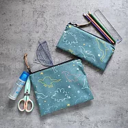 《梵緹希》學用文具收納袋/筆袋組_ 星空恐龍