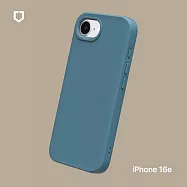 犀牛盾 iPhone 16e(6.1吋) SolidSuit防摔背蓋手機殼-經典款 - 深海藍