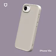 犀牛盾 iPhone 16e(6.1吋) SolidSuit防摔背蓋手機殼-經典款 - 貝殼灰