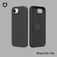 犀牛盾 iPhone 17e/16e 共用 SolidSuit防摔背蓋手機殼-經典款 - 經典黑