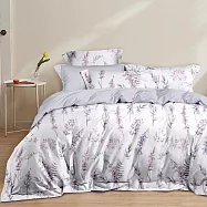 《DUYAN 竹漾》台灣製 奧地利天絲雙人加大床包三件組 / 飛花若紫