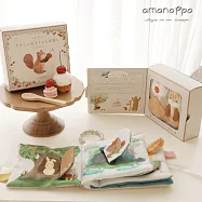 日本 amanoppo 小松鼠尋找櫻桃記 安撫玩具