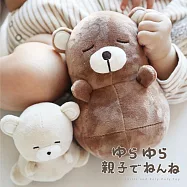 日本 amanoppo 親子熊熊不倒翁搖鈴玩具