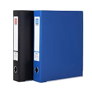 連勤 精裝二孔拱型夾+鐵框315&times;270&times;60mm 12本/箱LC-746S 黑