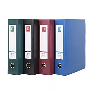 連勤 LANCHYN 精裝三孔2" D型夾長320&times;寬290&times;背寬75mm 12本/箱LC-720D 紅