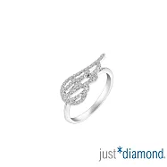 【Just Diamond】Feather Love(羽翼) 鑽石戒指 港圍 11 白金