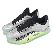 Nike 籃球鞋 Jordan Zion 4 PF 男鞋 銀 綠 胖虎 錫安 氣墊 緩震 FD0591-005 26.5cm SILVER/GREEN