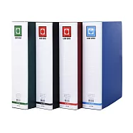 連勤 LANCHYN 精裝三孔有耳2" 圓型夾305&times;280&times;60mm 12本/箱LC-770 紅