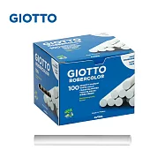 【義大利 GIOTTO】無毒環保粉筆(校園白色100入)*16盒(箱出貨)