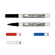 【日本 寺西】工業用 油漆筆 耐光 耐水 細字 1.2mm /支 MSR551P 白