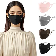 經典LOGO有質感!! 涼感無痕口罩 ZCHUIEN 輕薄防曬口罩 保護眼角 騎車 自行車 登山 運動 旅遊 戶外 高爾夫 逛街 修飾臉型 立體剪裁 清爽透氣防塵口罩 寒江灰