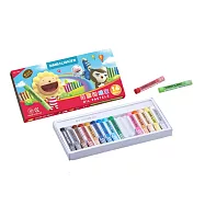 【SIMBALION 雄獅文具】粉蠟筆16色組 / 盒 OP-16A