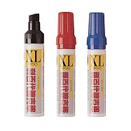 【LIBERTY】利百代 油性 特大號 麥克筆斜頭 / 支 900XL(黑/紅/藍) 黑