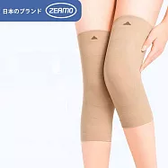 【ZEAMO】日本防滑乳膠紗舒適透氣防滑護膝 一雙入/隱形護膝/護具/腿套/膝蓋防護 M