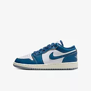 Nike Air Jordan 1 Low SE GS [FN9137-141] 大童 休閒鞋 運動 喬丹 低筒 軍藍 23 白/藍
