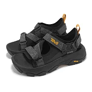 Teva 極限戶外涼鞋 Grandview Max Sandal 女鞋 黑 灰 黃 黃金大底 防泥 透氣 1166230BLK 22cm BLACK/BLACK