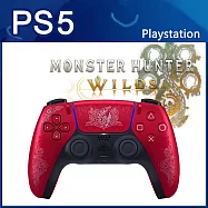 【SONY】PS5 DualSense 原廠無線手把 控制器 -《魔物獵人 荒野 限定造型》(日本公司貨)